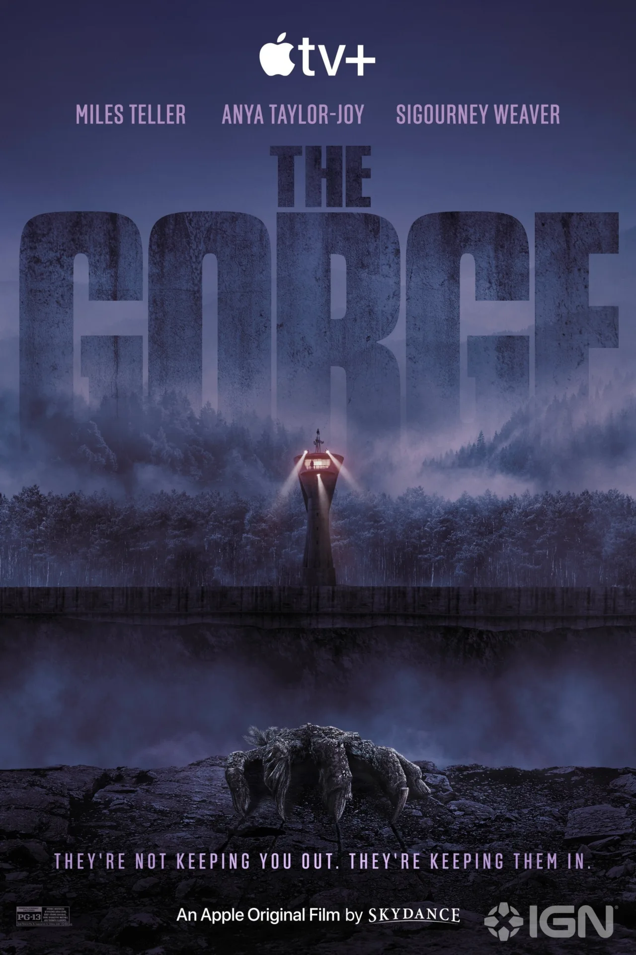 ‘The Gorge’ First Looks Show Dark World, Runtime Revealed