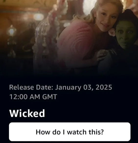'Wicked' Digital Release