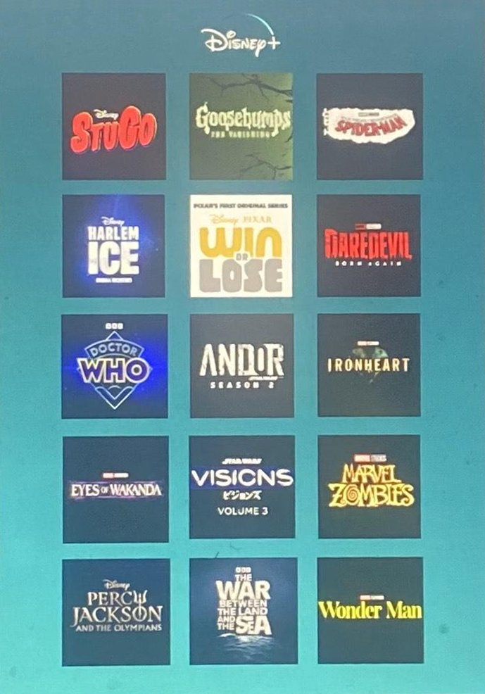 Leaked Disney+ Graphic Reveals Titles for 2025