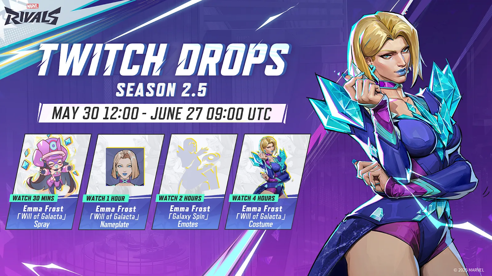 ‘Marvel Rivals’ Season 2.5: Twitch Drops & Combat Chest