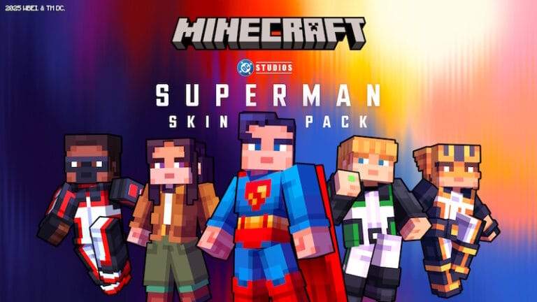 Minecraft ‘Superman’ Skin Pack Revealed
