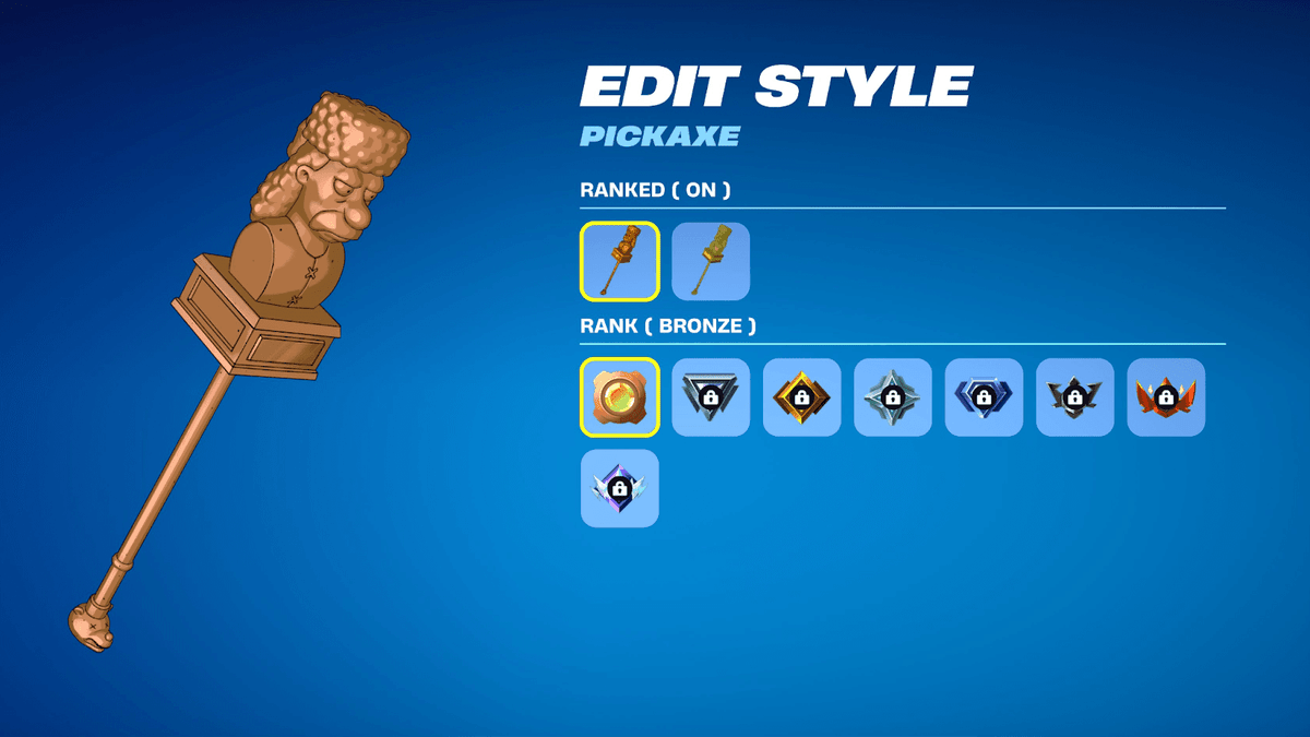 ‘Fortnite’ X ‘The Simpsons’ Season Ranked Rewards Revealed