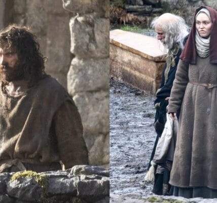 'Werwulf' Set Photos Reveal Beast-Like Aaron Taylor-Johnson, Prosthetic-Ridden Lily-Rose Depp