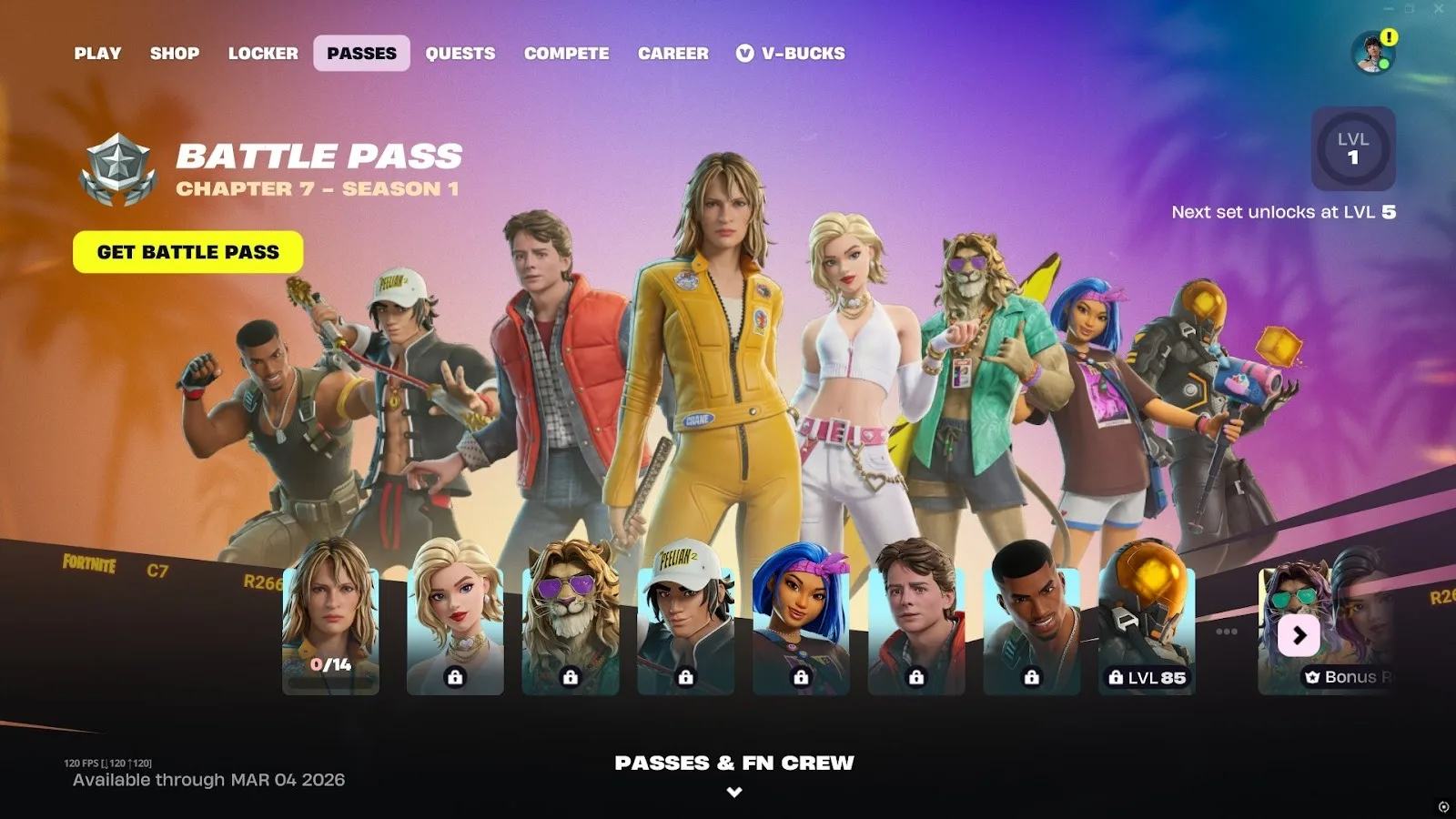 ‘Fortnite’ Chapter Seven Season One Battle Pass Lineup Revealed