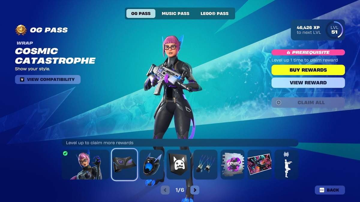 ‘Fortnite OG’ Chapter 1, Season 7 Pass Lineup