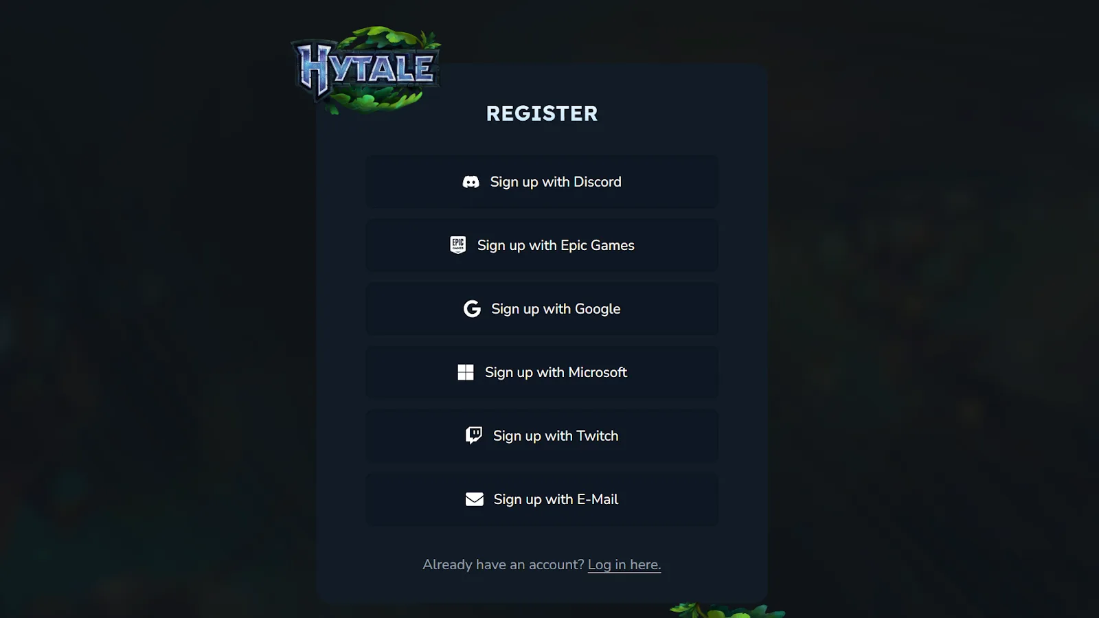 ‘Hytale’ Account Creation Live & First Look At Username Reservation