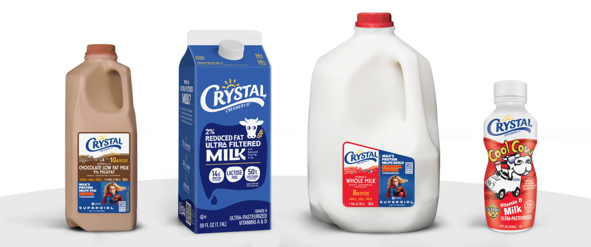 Crystal Creamery Launches 'Supergirl' Movie Sweepstakes